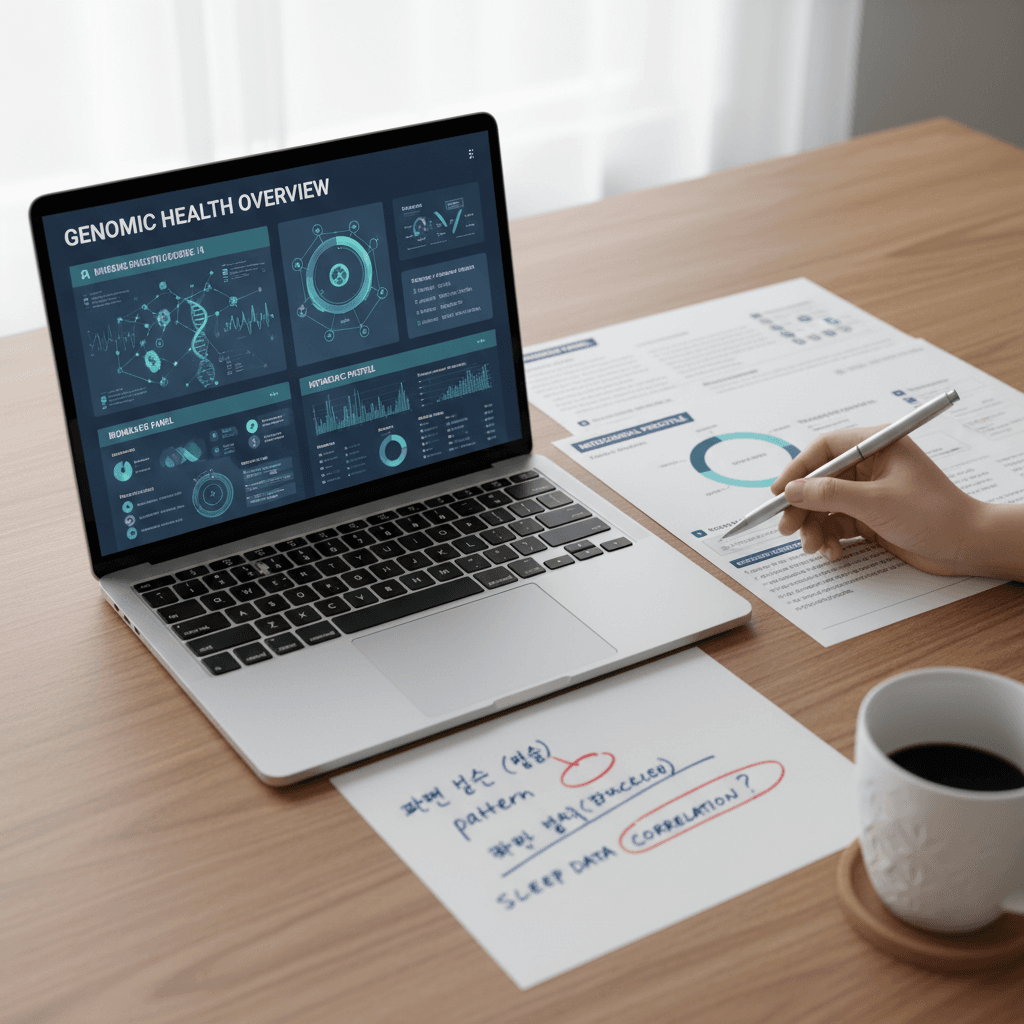 Biomarker analysis and protocol design on digital dashboard